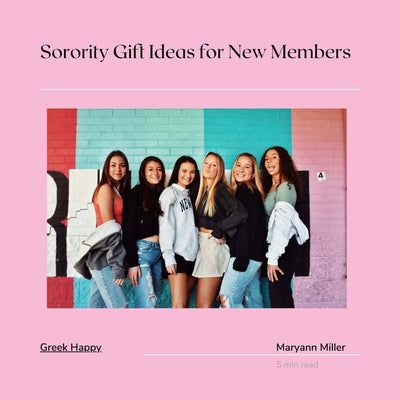 Sorority Gift Ideas for New Members