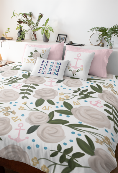 Greek Happy Bedding Bundle: Sweet Dreams, Sorority Style!