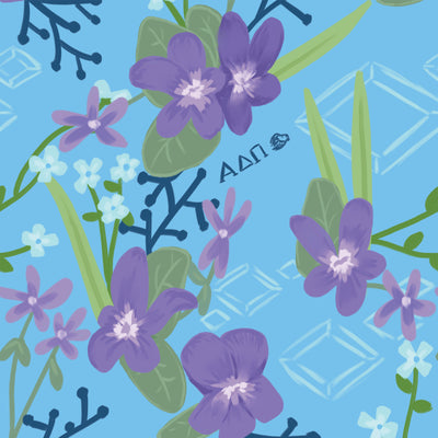 Detail view of ADII Woodland Violet Print