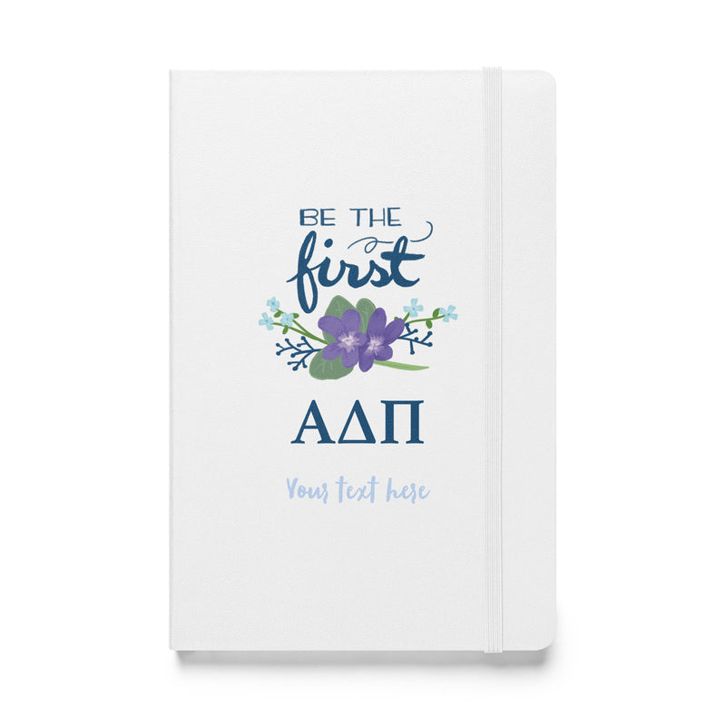 ADII Be The First Hardcover Journal in white