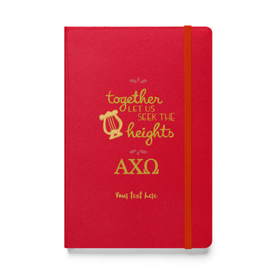 Alpha Chi Omega Motto Hardcover Journal