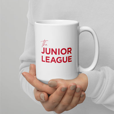 Junior League Double Design Coffee Mug in 15 oz size