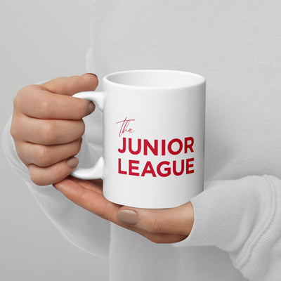  Junior League Modern Font Ceramic Coffee Mug.