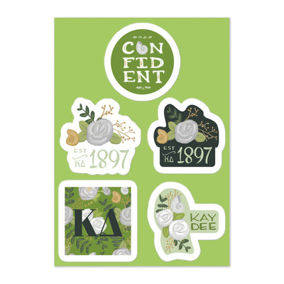 Kappa Delta Sorority Sticker Sheet