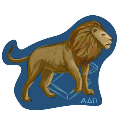 Alpha Delta Pi Alphie the Lion Sorority Sticker