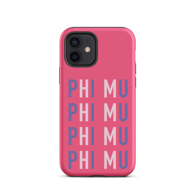 iPhone case for Phi Mu sorority members for iPhone 12