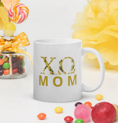 Chi Omega Double-Sided Mothers Day Mug