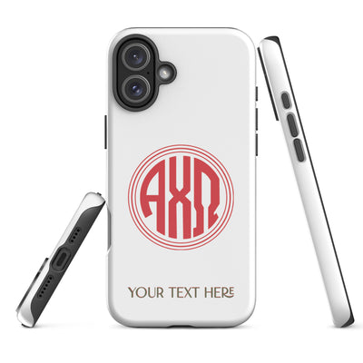 Alpha Chi Omega Sorority Tough Case for iPhone® 16 Plus glossy