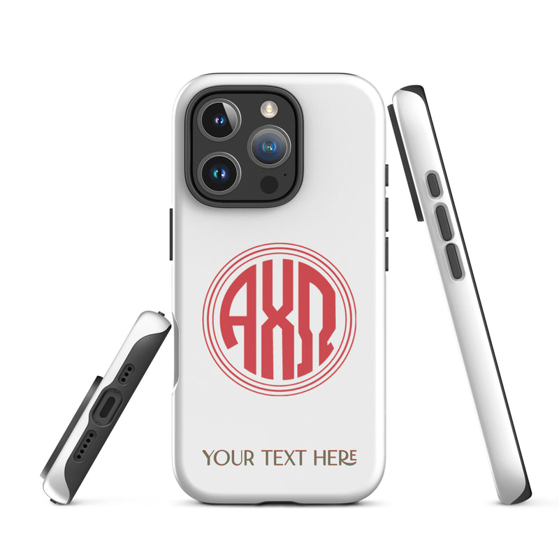 Alpha Chi Omega Sorority Tough Case for iPhone® 16 Pro glossy