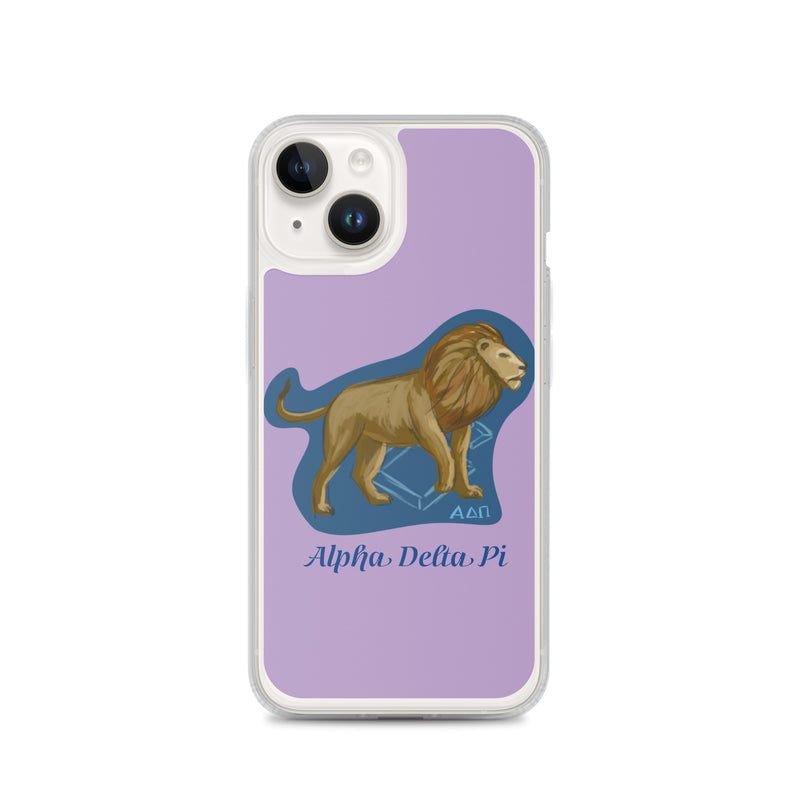 Alpha Delta Pi Lion iPhone 14 Case