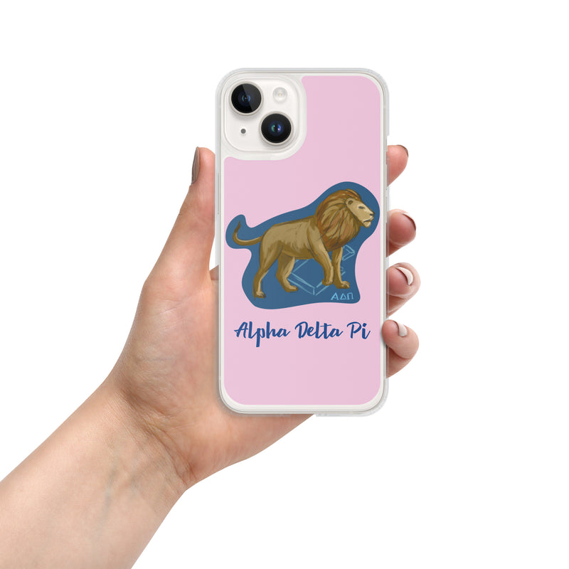 Alpha Delta Pi Sorority iPhone 14 Case in pink