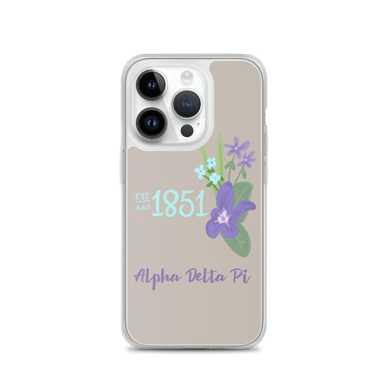 Alpha Delta Pi 1851 iPhone 14 Pro Case 