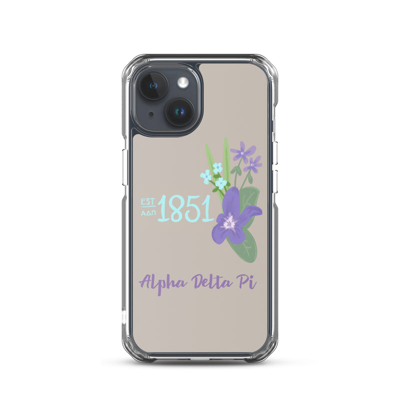 Alpha Delta Pi 1851 iPhone 15 Case 