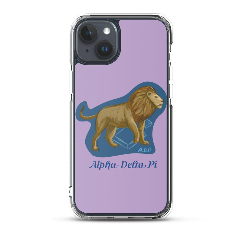 Alpha Delta Pi Lion iPhone 15 Plus Case