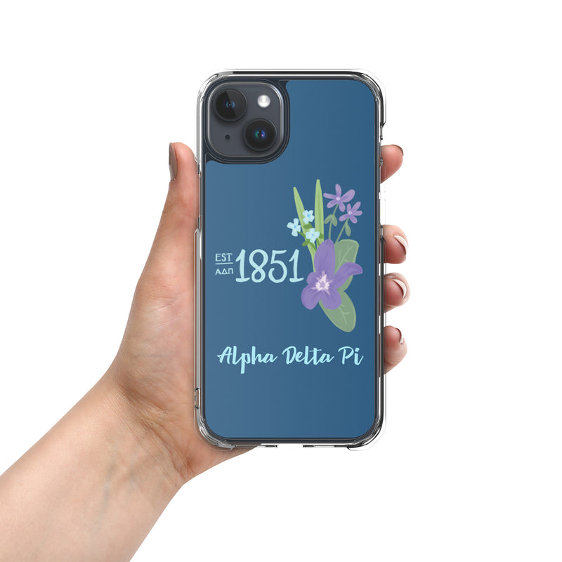 Alpha Delta Pi 1851 iPhone 15 Plus Case