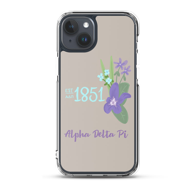 Alpha Delta Pi 1851 iPhone 15 Plus Case 