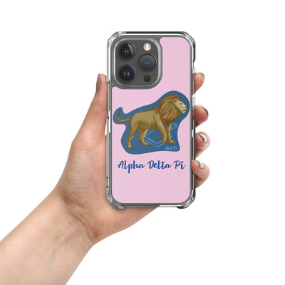 Alpha Delta Pi Sorority iPhone 15 Pro Case in pink