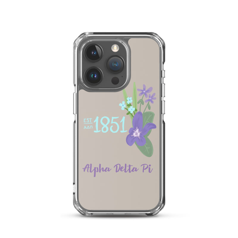 Alpha Delta Pi 1851 iPhone 15 Pro Case 