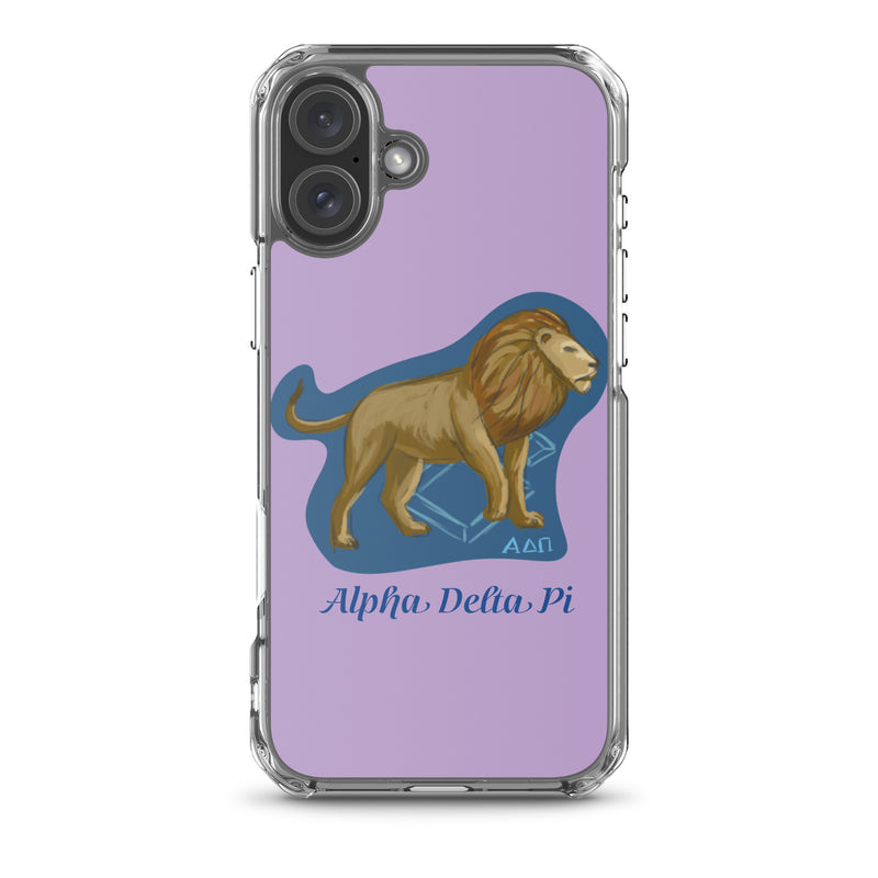 Alpha Delta Pi Lion iPhone 16 Plus Case