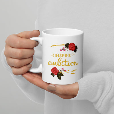 Alpha Omicron Pi Mom Mug 11 oz Mug showing motto design