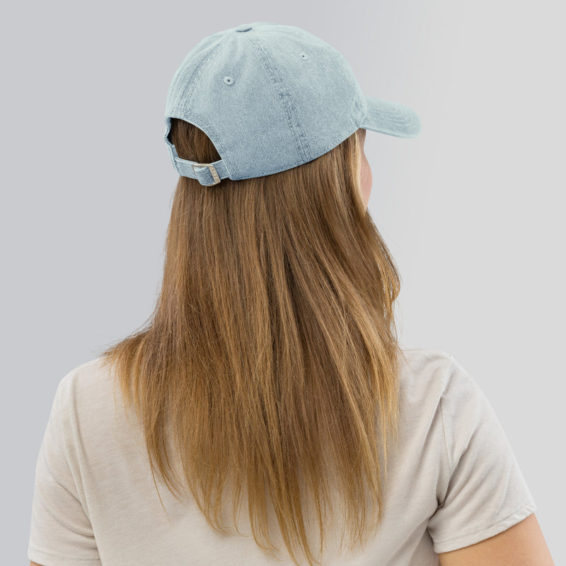 Assistance League Embroidered Denim Hat in back view