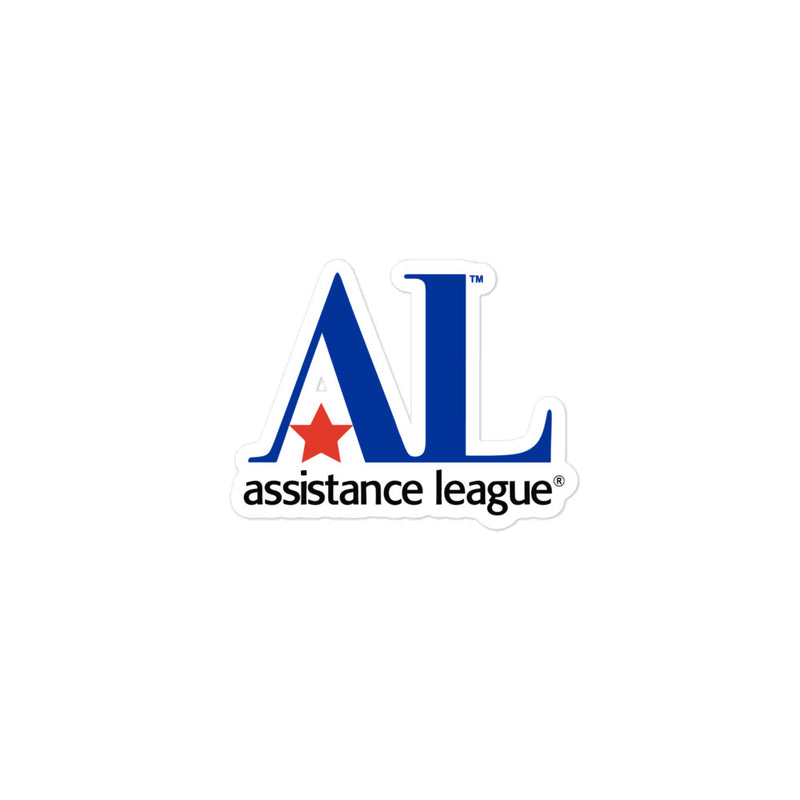 Assistance League Sticker in 3 inch size