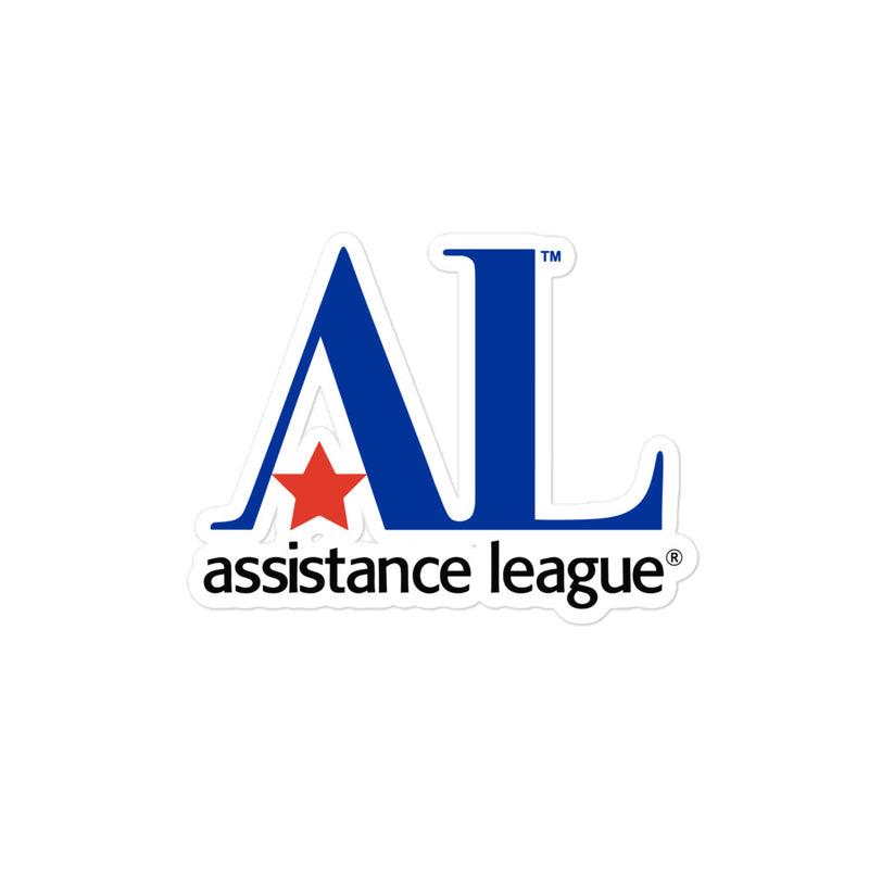 Assistance League Sticker in 4" size