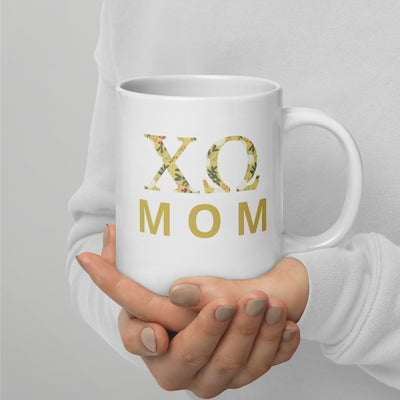 Chi Omega Sorority Double-Sided Mom 20 oz Mug