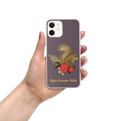 Alpha Gam Squirrel Mascot Case for iPhone® 12 