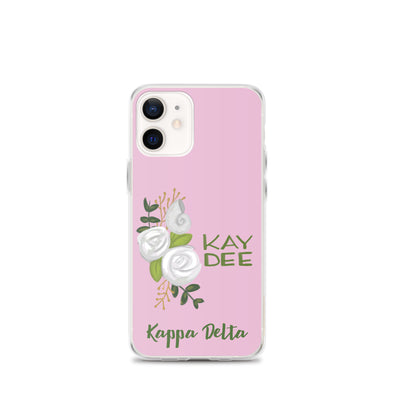 Kappa Delta Kay Dee White Rose Pink iPhone 12 mini Case