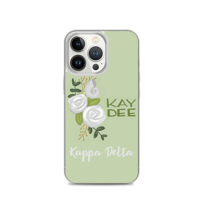 Kay Dee Rose Light Green iPhone 13 Pro Case