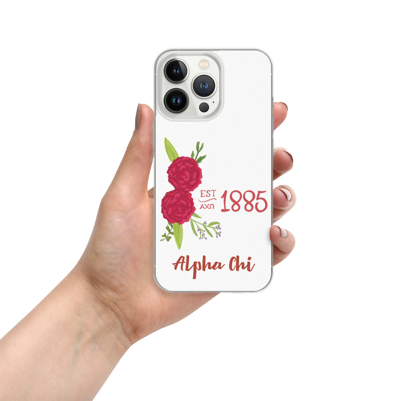 Alpha Chi Omega 1885 Founding Date White iPhone 13 Pro Case