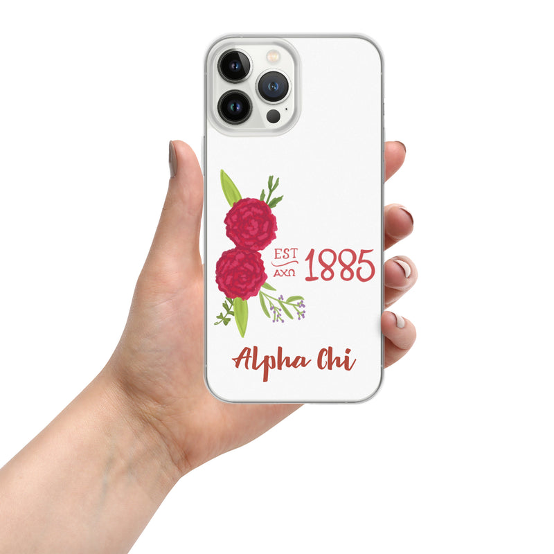 Alpha Chi Omega 1885 Founding Date White iPhone 13 Pro Max Case