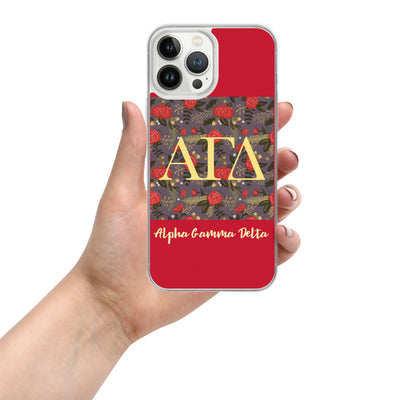 Alpha Gamma Delta Greek Letters iPhone Case