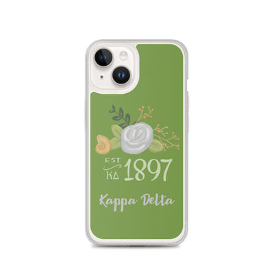 Kappa Delta 1897 Founders Day Green iPhone 14 Case