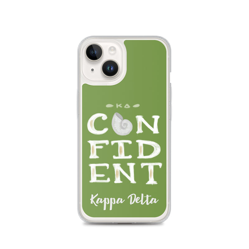 Kappa Delta KD Confident Green iPhone 14 Case