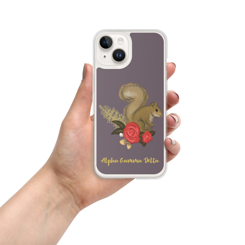 Alpha Gam Squirrel Mascot Case for iPhone® 14 