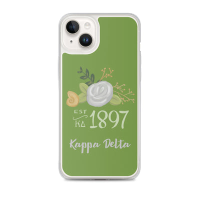 Kappa Delta 1897 Founders Day Green iPhone 14 Plus Case