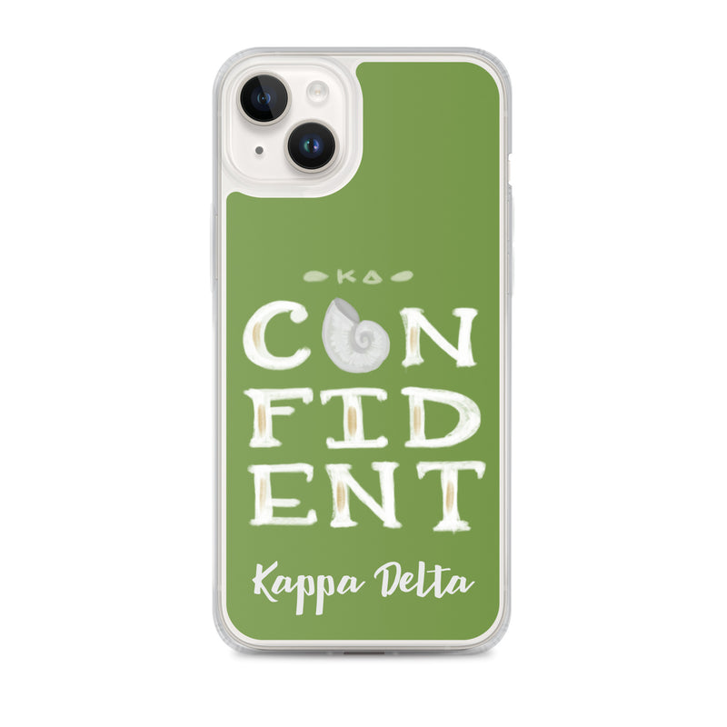 Kappa Delta KD Confident Green iPhone 14 Plus Case