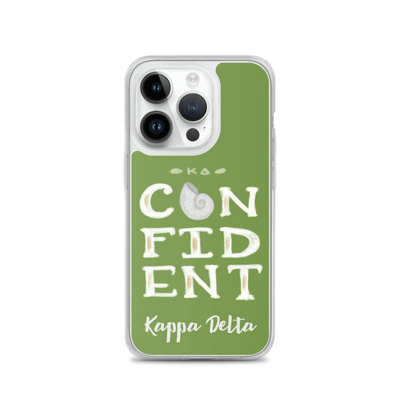Kappa Delta KD Confident Green iPhone 14 Pro Case