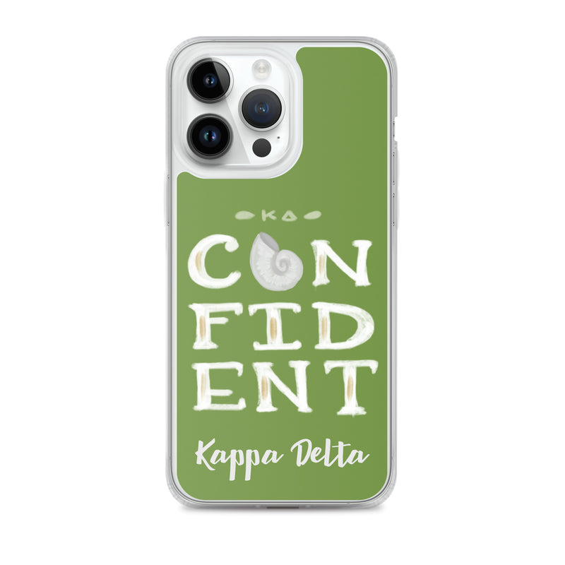 Kappa Delta KD Confident Green iPhone 14 Pro Max Case