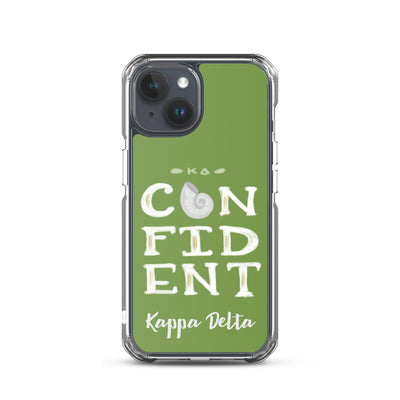 Kappa Delta KD Confident Green iPhone 15 Case