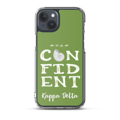 Kappa Delta KD Confident Green iPhone 15 Plus Case