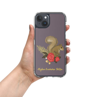 Alpha Gam Squirrel Mascot Case for iPhone® 15 Plus