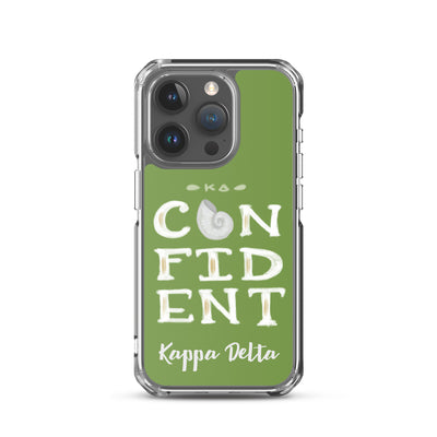 Kappa Delta KD Confident Green iPhone 15 Pro Case