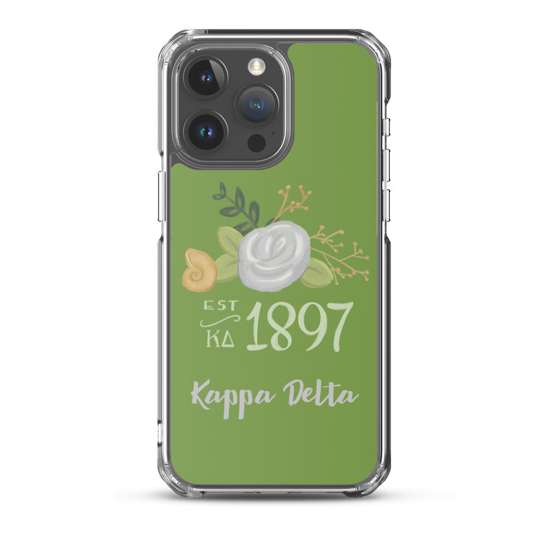 Kappa Delta 1897 Founders Day Green iPhone 15 Pro Max Case