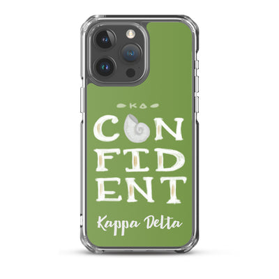 Kappa Delta KD Confident Green iPhone 15 Pro Max Case