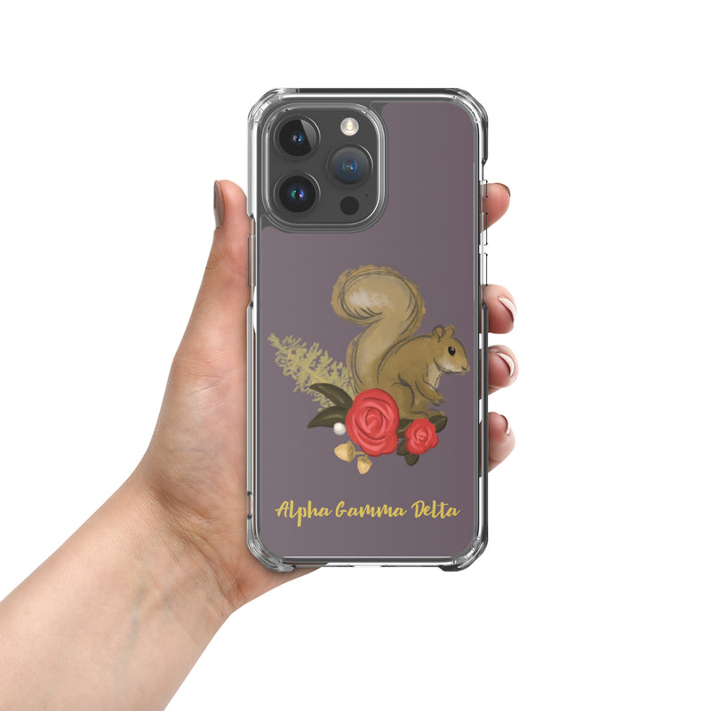 Alpha Gam Squirrel Mascot Case for iPhone® 15 Pro Max