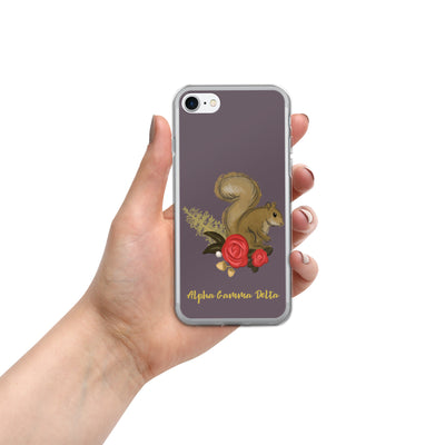 Alpha Gam Squirrel Mascot Case for iPhone® SE
