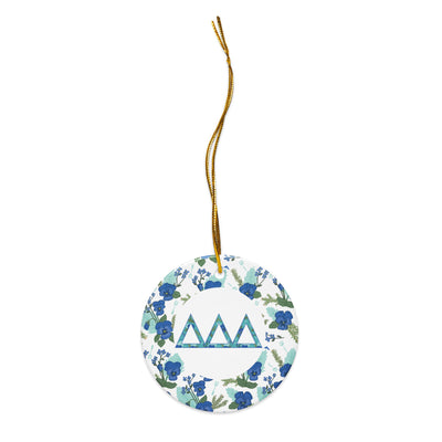 Delta Delta Delta Holiday Ornament